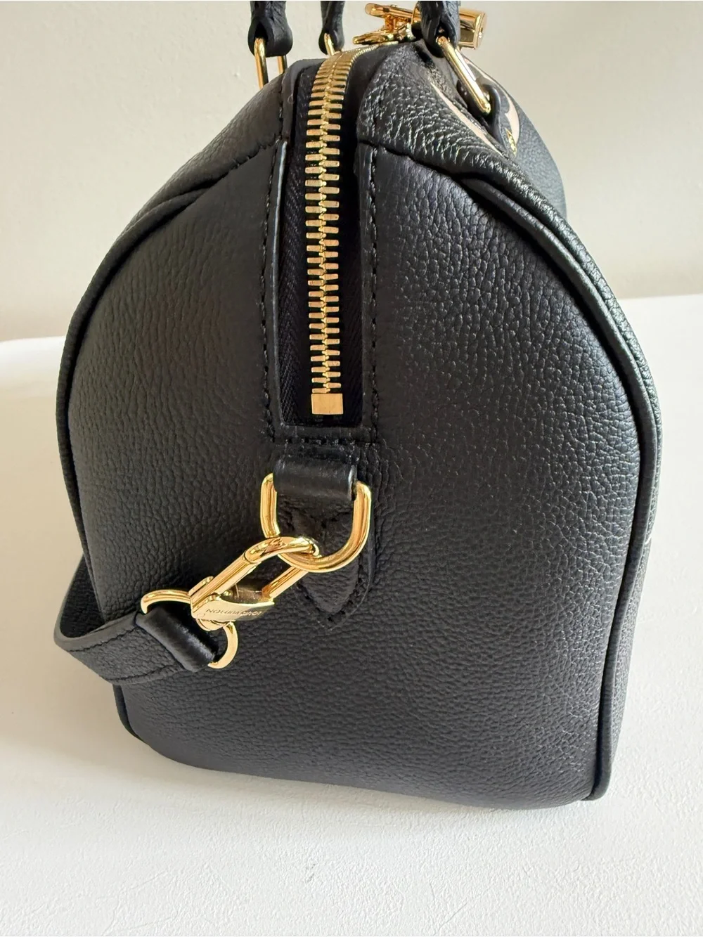 Louis Vuitton Speedy Bandouliere 25 Bicolor Monogram Empreinte Leather Bag